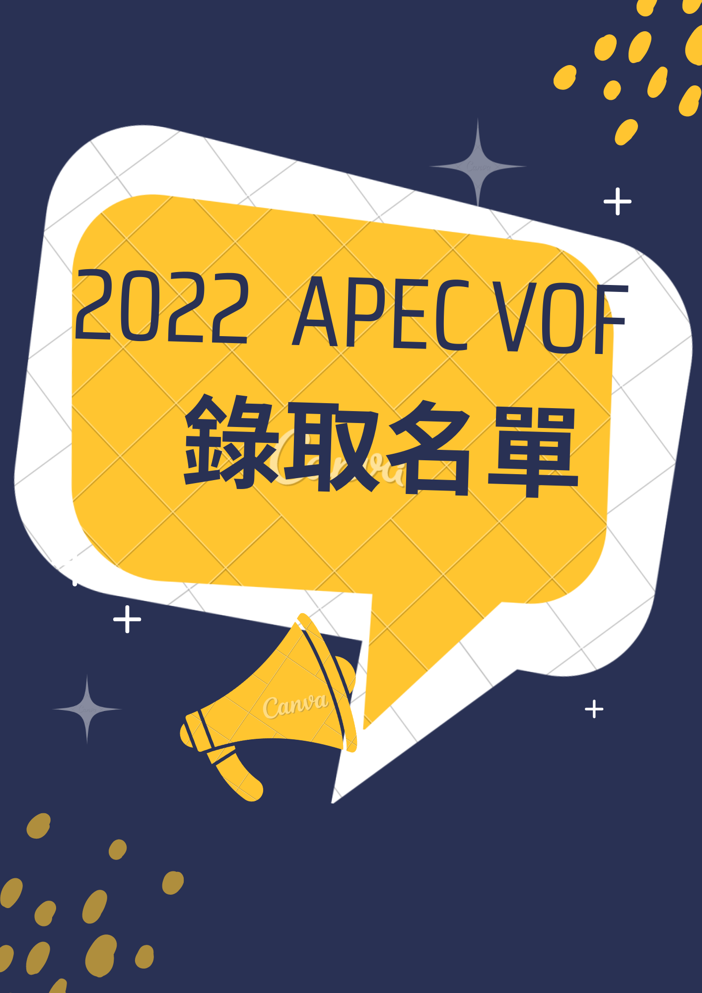 【公告】2022 APEC未來之聲Voices of the Future 青年培訓營甄選結果