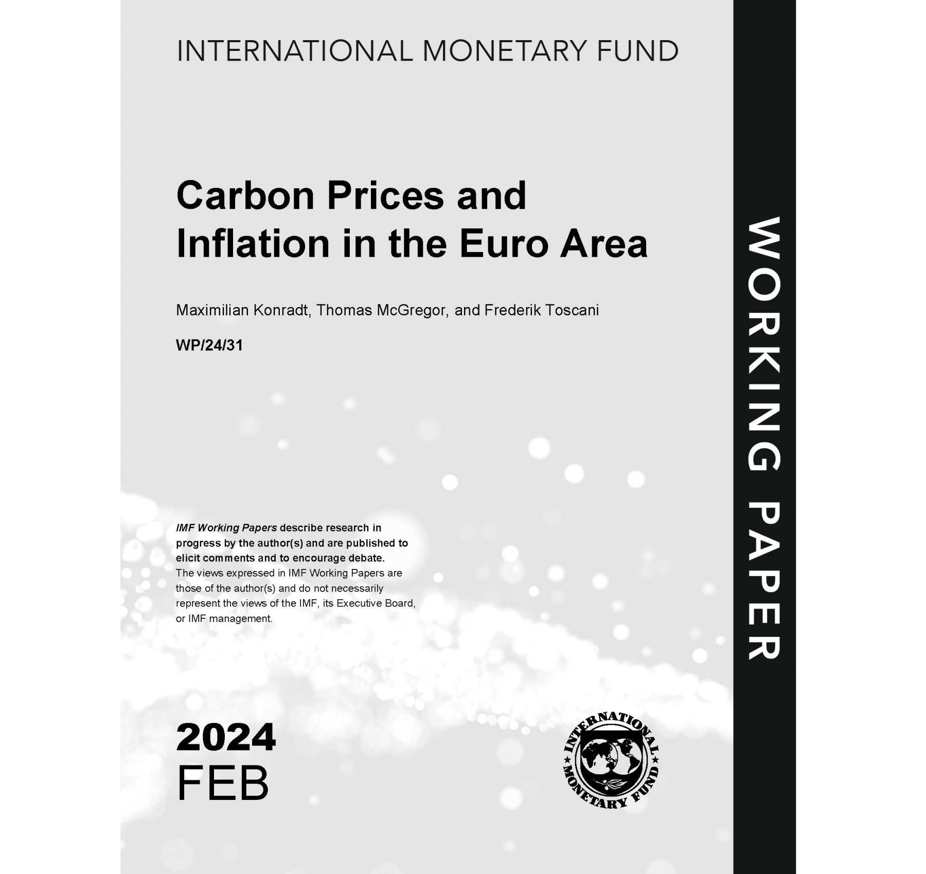 歐元區的碳價與通貨膨脹（文件摘譯）